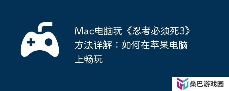 Mac电脑玩《忍者必须死3》方法详解：如何在苹果电脑上畅玩