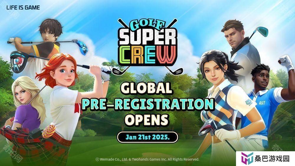 《PangYa》核心成员打造休闲高尔夫游戏《Golf Super Crew》全球事前预约开启