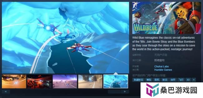 轨道射击游戏《Wild Blue》Steam页面开放 发售日待定