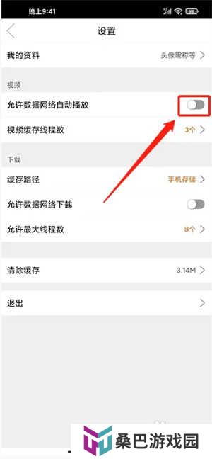 关闭数据网络自动播放3