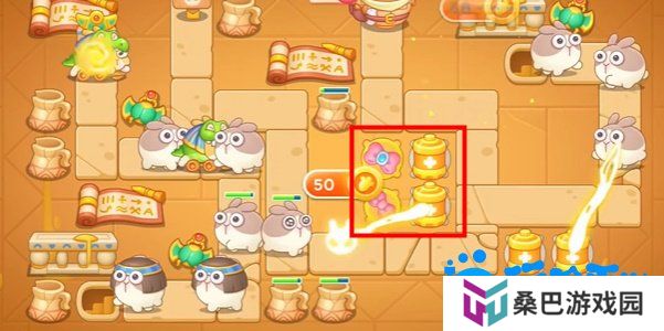 《保卫萝卜4》法老归来第108关通关攻略