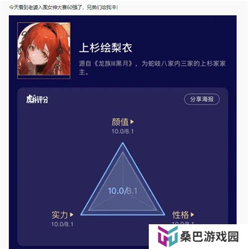 今年虎扑女神大赛，《龙族》粉丝集体演了一出“越共探头”