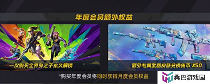 《界外狂潮》年度会员具体作用介绍